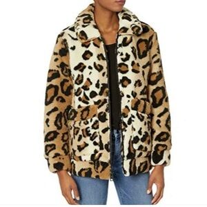 Levi's Leopard Print Sherpa Jacket